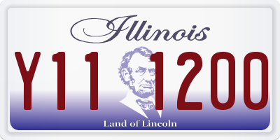 IL license plate Y111200