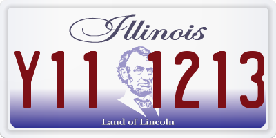 IL license plate Y111213