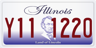 IL license plate Y111220