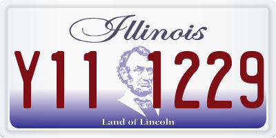 IL license plate Y111229