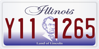IL license plate Y111265