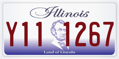 IL license plate Y111267
