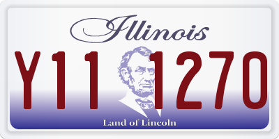 IL license plate Y111270