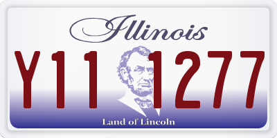 IL license plate Y111277