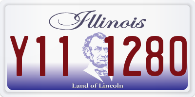 IL license plate Y111280