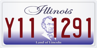 IL license plate Y111291
