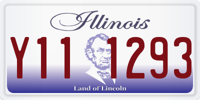 IL license plate Y111293