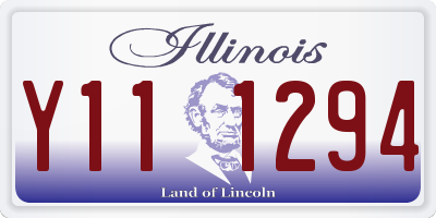 IL license plate Y111294
