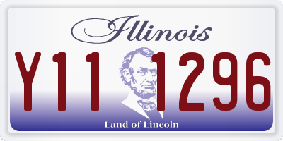 IL license plate Y111296