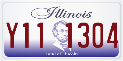 IL license plate Y111304