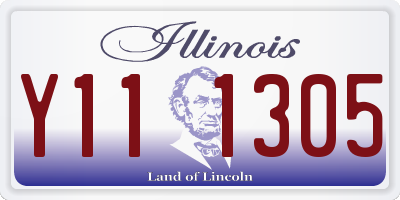 IL license plate Y111305