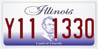 IL license plate Y111330