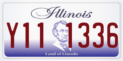 IL license plate Y111336