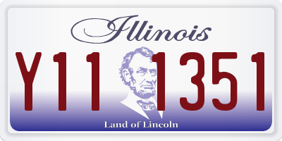 IL license plate Y111351