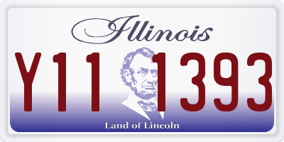 IL license plate Y111393