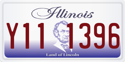 IL license plate Y111396