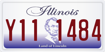 IL license plate Y111484