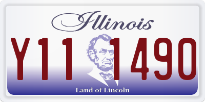 IL license plate Y111490
