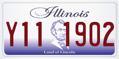 IL license plate Y111902