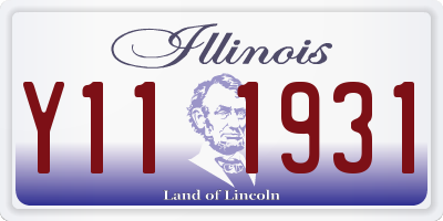 IL license plate Y111931