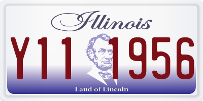 IL license plate Y111956