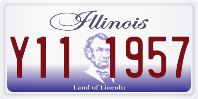 IL license plate Y111957
