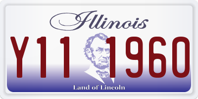 IL license plate Y111960