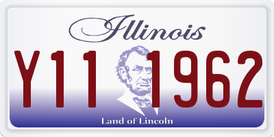 IL license plate Y111962