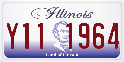 IL license plate Y111964