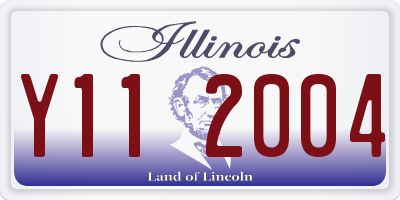 IL license plate Y112004