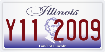 IL license plate Y112009