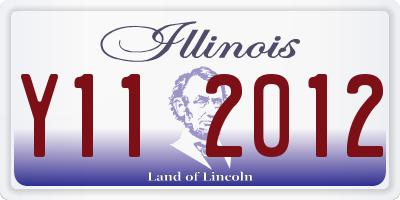 IL license plate Y112012