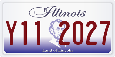 IL license plate Y112027