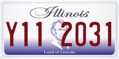 IL license plate Y112031