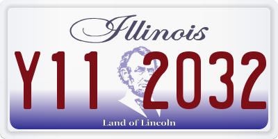 IL license plate Y112032