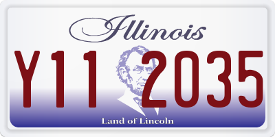 IL license plate Y112035