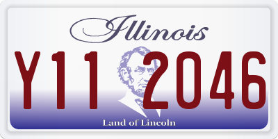 IL license plate Y112046
