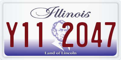IL license plate Y112047