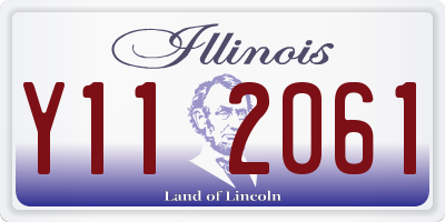IL license plate Y112061