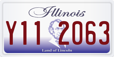 IL license plate Y112063