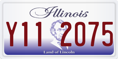 IL license plate Y112075