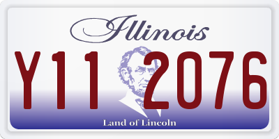 IL license plate Y112076