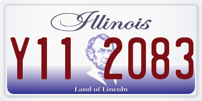 IL license plate Y112083
