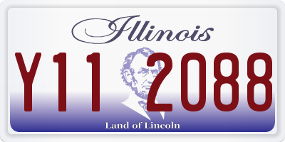 IL license plate Y112088
