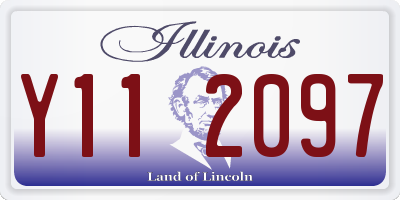 IL license plate Y112097
