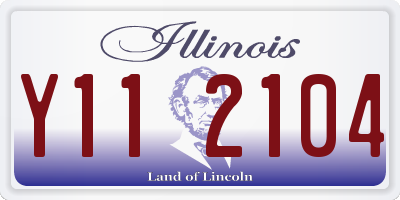 IL license plate Y112104