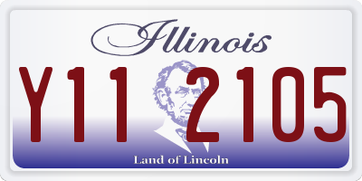 IL license plate Y112105