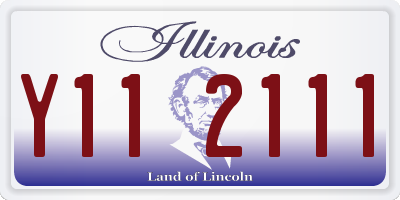 IL license plate Y112111