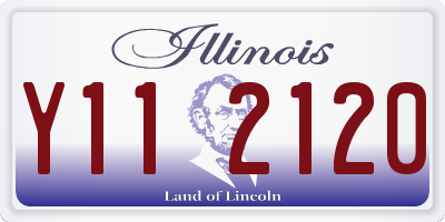 IL license plate Y112120