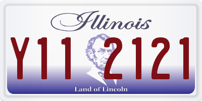 IL license plate Y112121